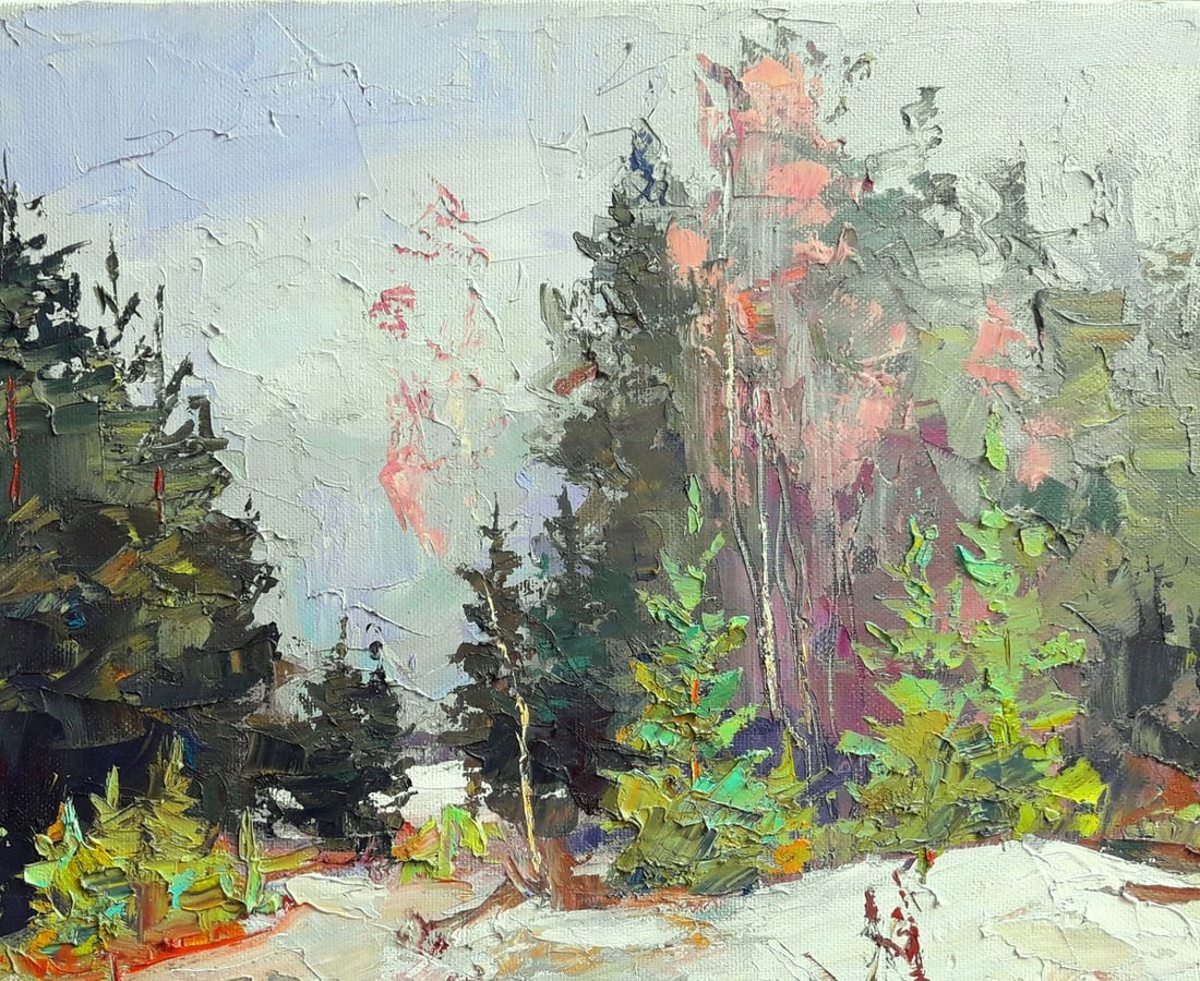 Oil painting Getting dark Serdyuk Boris Petrovich - 5