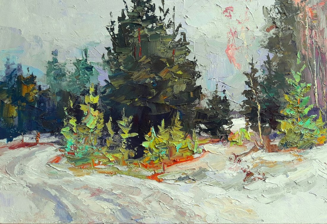 Oil painting Getting dark Serdyuk Boris Petrovich - 6