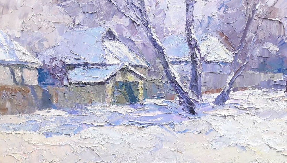 oil painting Hoarfrost Serdyuk Boris Petrovich - 4
