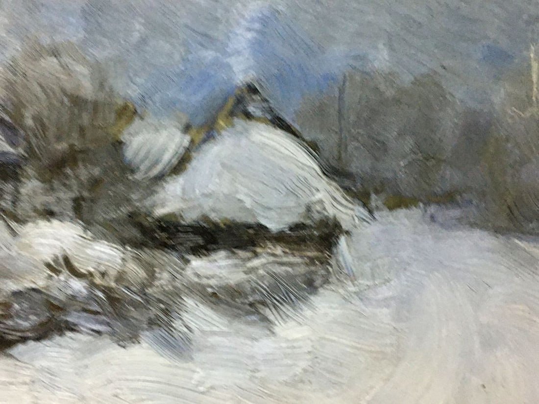 Oil painting Winter landscape Ivan Kirillovich Tsyupka - 4