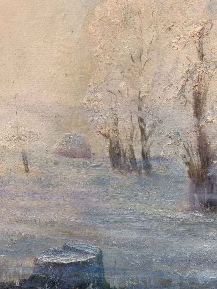 Oil painting First cold Ivan Kirillovych Tsyupka - 3