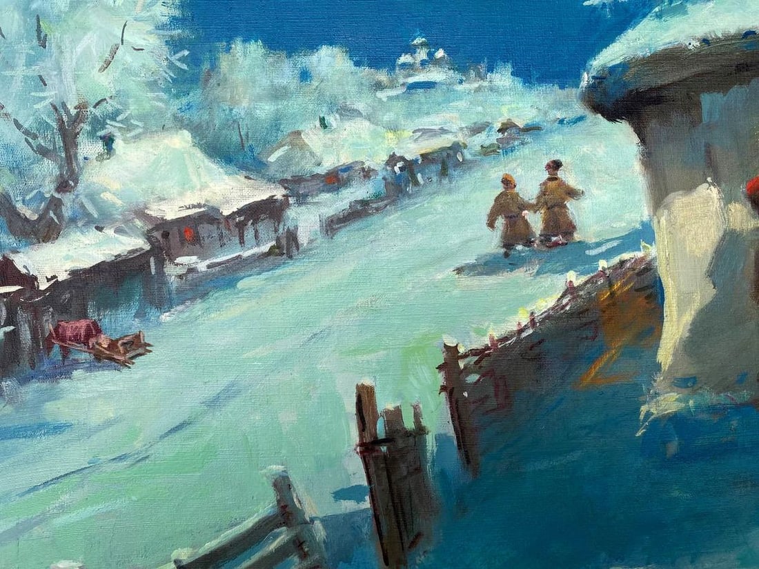 Oil painting Christmas carols Nestor Mitrofanovich Kizenko - 2