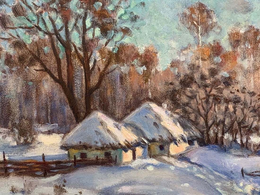 Oil painting Winter days Valery Kupriyanovich Zosenko - 5