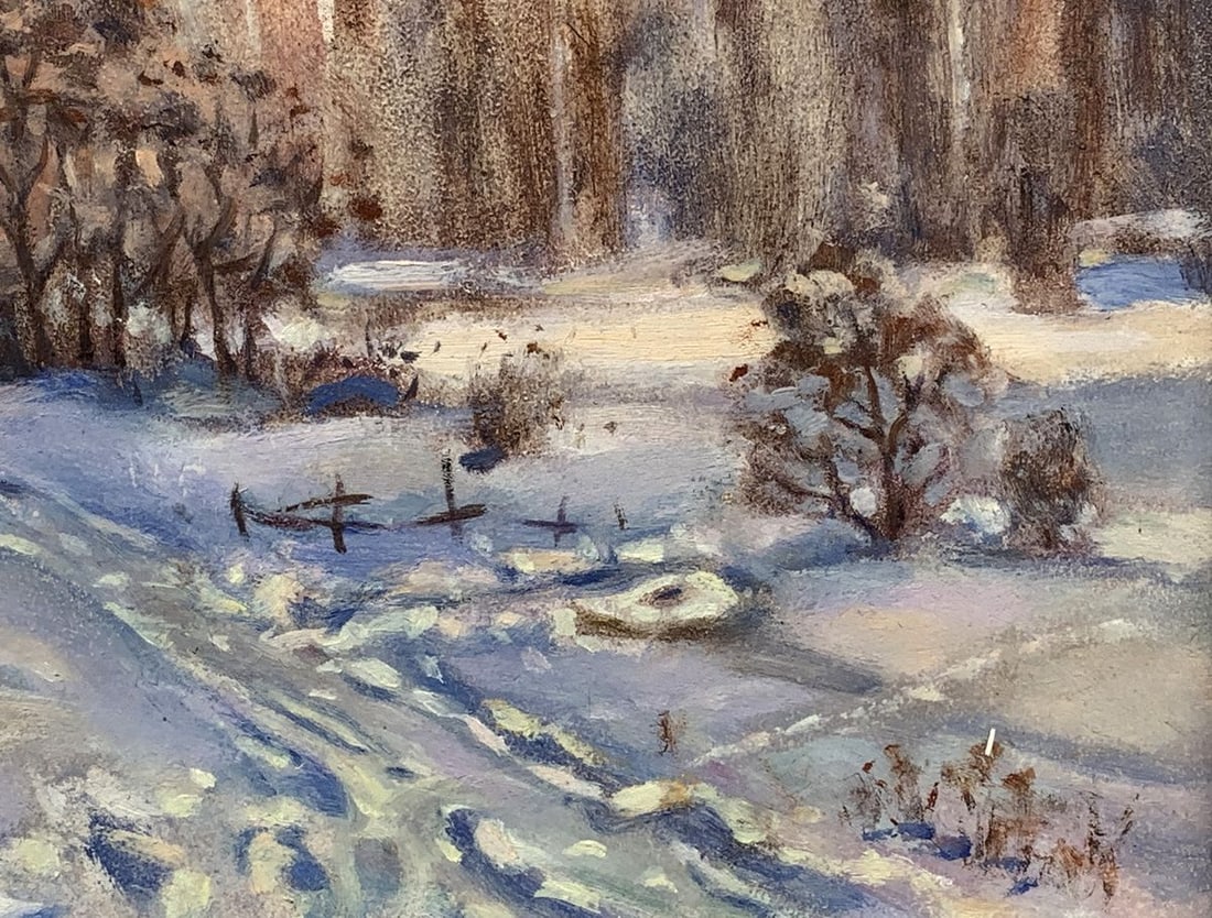 Oil painting Winter days Valery Kupriyanovich Zosenko - 6