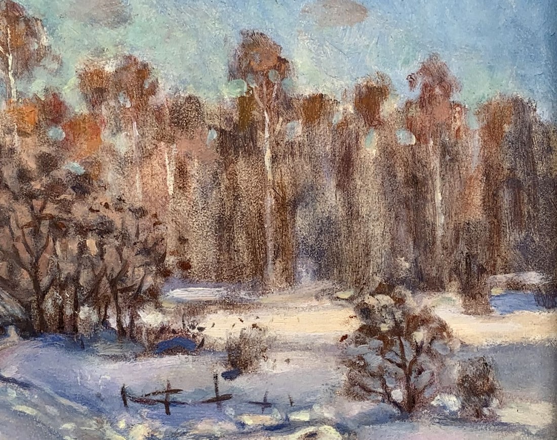 Oil painting Winter days Valery Kupriyanovich Zosenko - 7