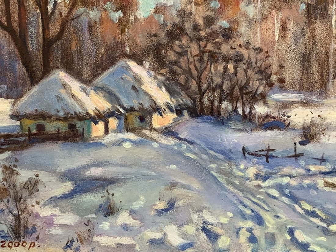 Oil painting Winter days Valery Kupriyanovich Zosenko - 8