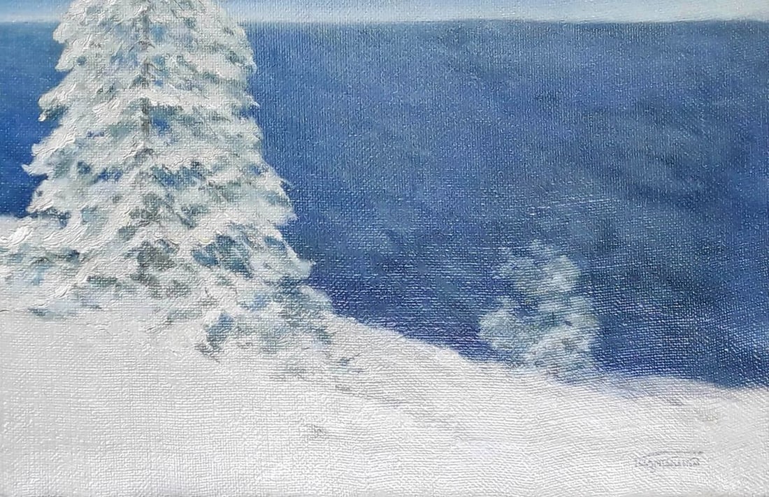 Oil painting Winter Korkishko Vasily - 6