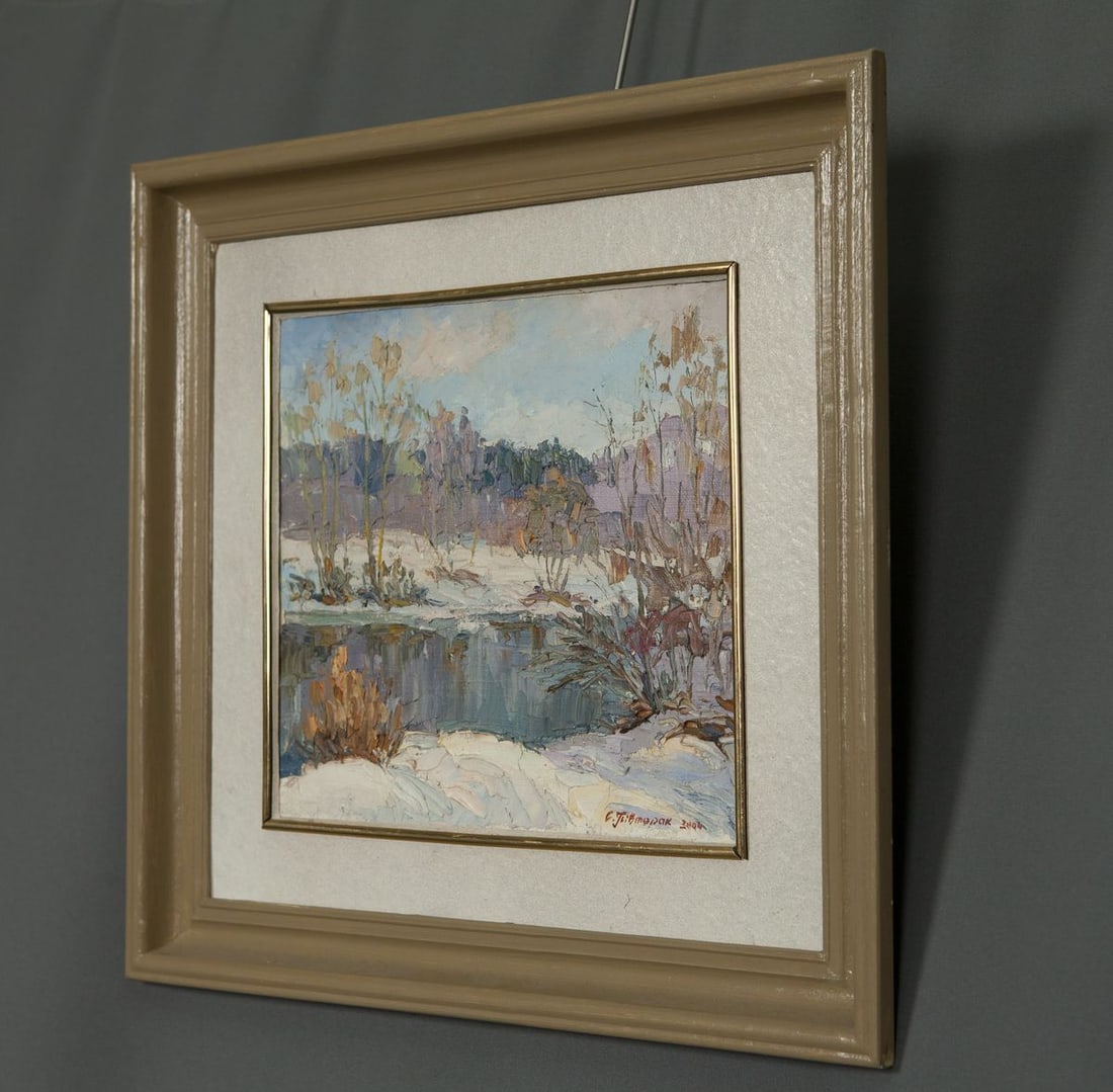 Oil painting Early spring Pivtorak Sergey - 2