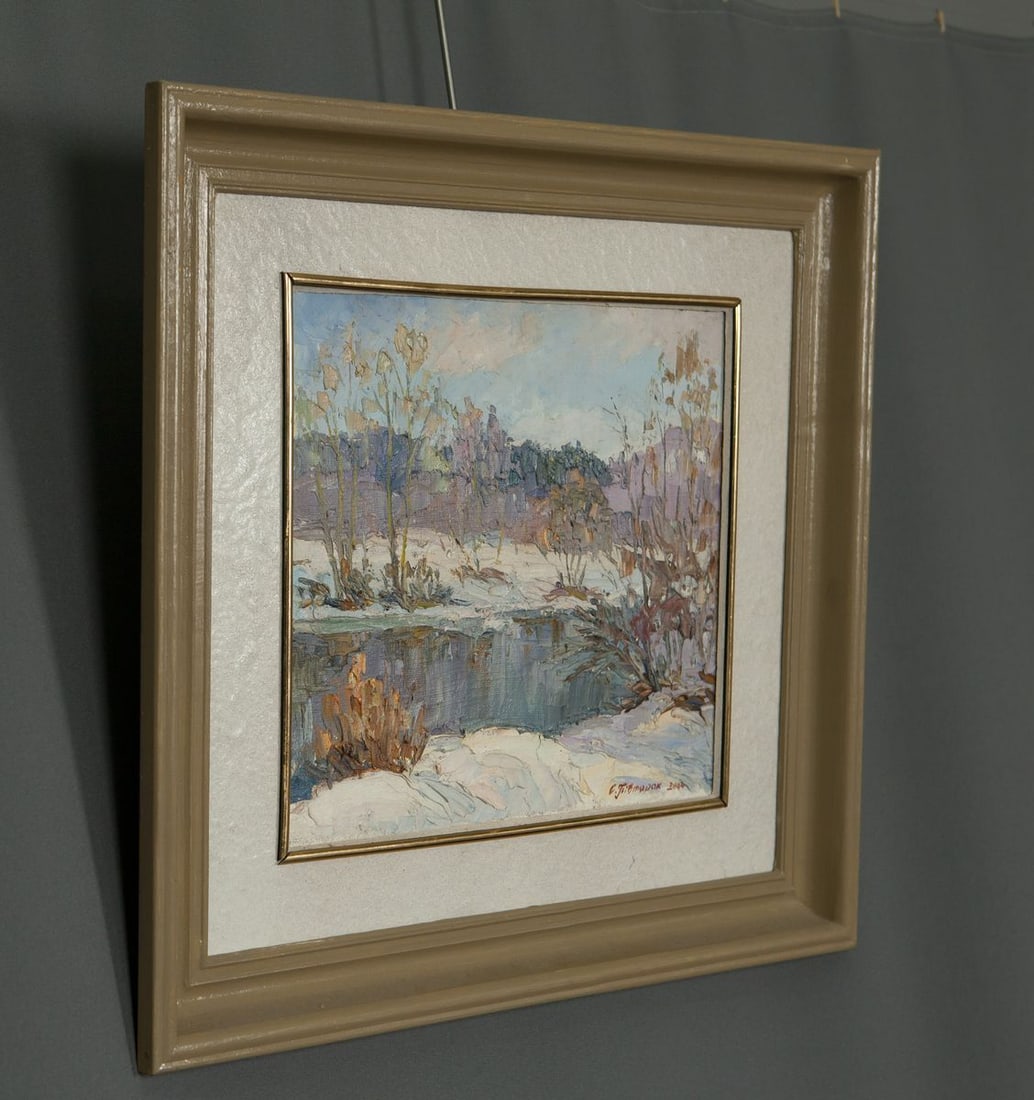 Oil painting Early spring Pivtorak Sergey - 3