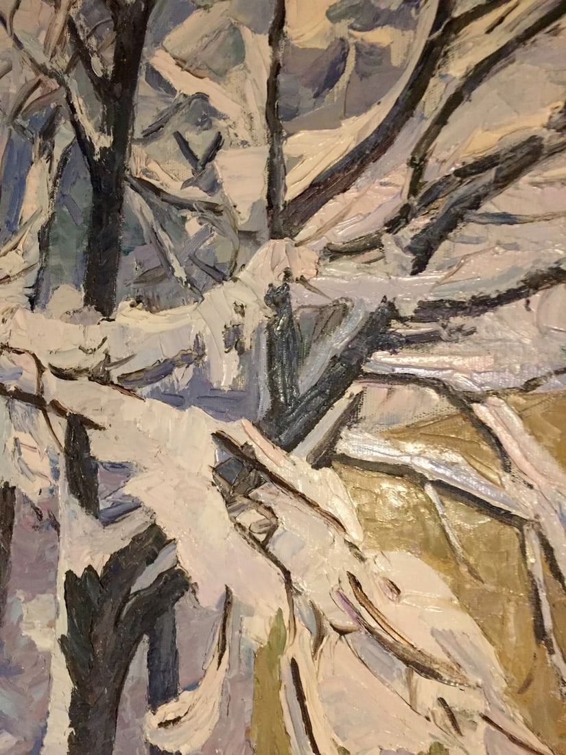 Oil painting Winter sketch Sabadysh Petr Yevlampievich - 7
