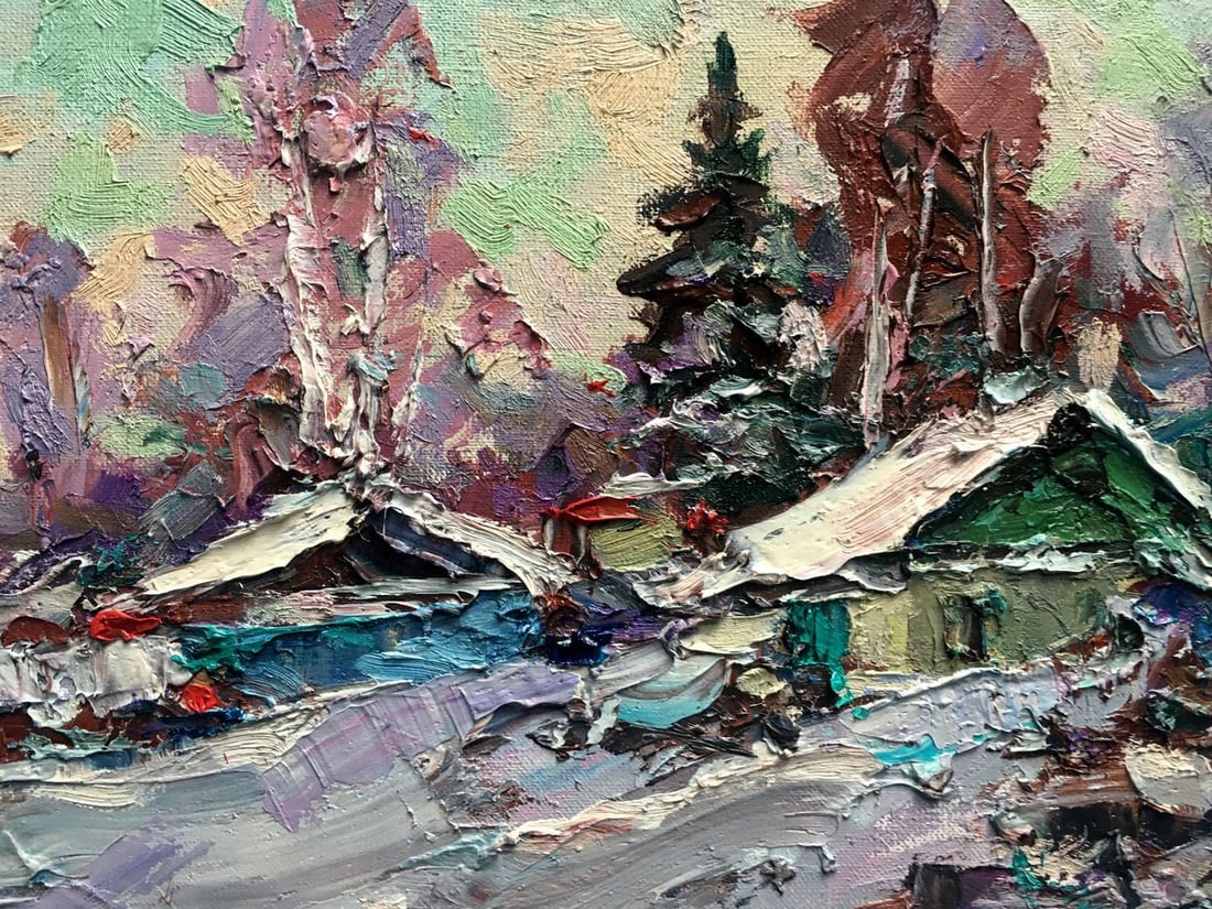 Oil painting Evening Alexander Nikolaevich Cherednichenko - 10