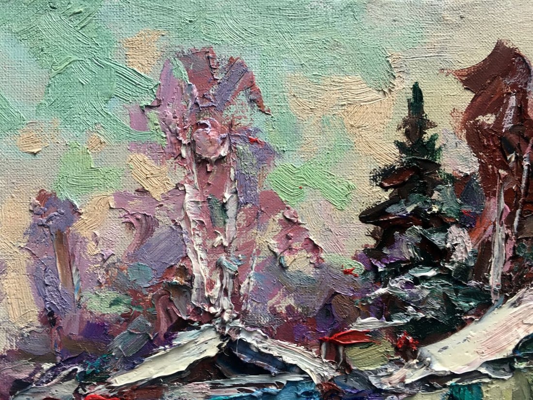 Oil painting Evening Alexander Nikolaevich Cherednichenko - 5