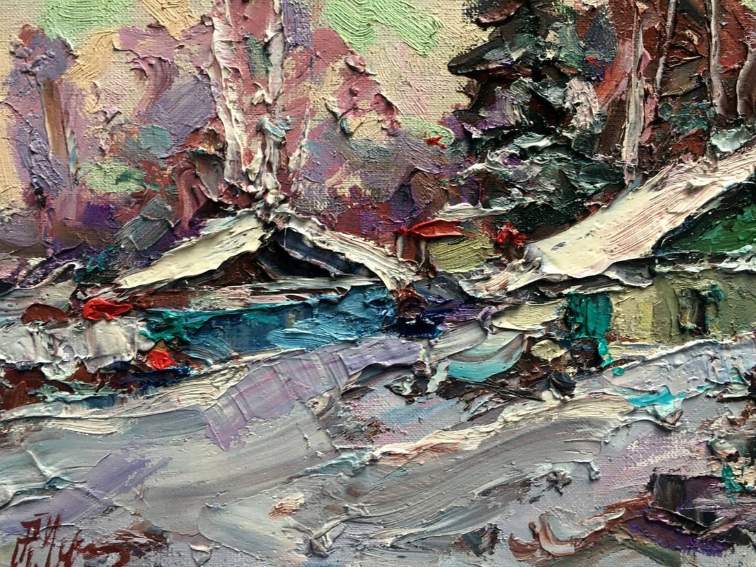 Oil painting Evening Alexander Nikolaevich Cherednichenko - 6