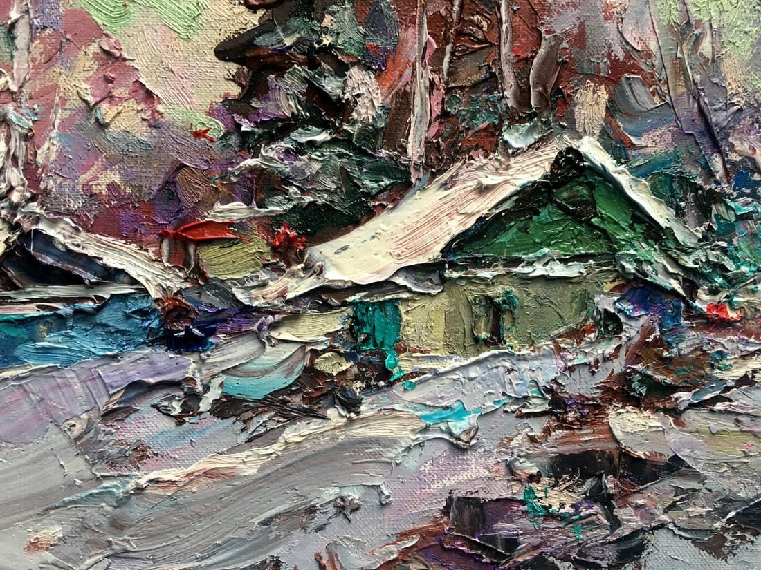 Oil painting Evening Alexander Nikolaevich Cherednichenko - 7