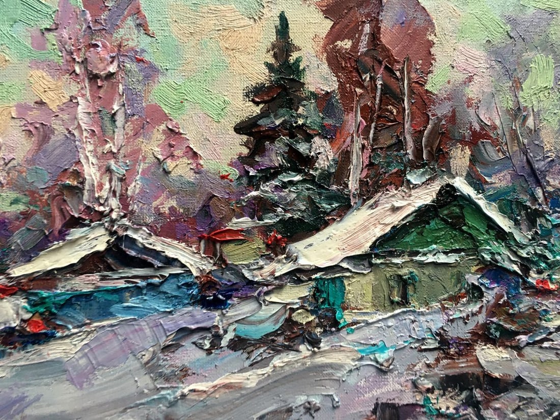 Oil painting Evening Alexander Nikolaevich Cherednichenko - 9
