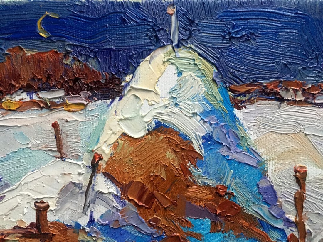 Oil painting Monthly winter Kalenyuk Oksana - 5