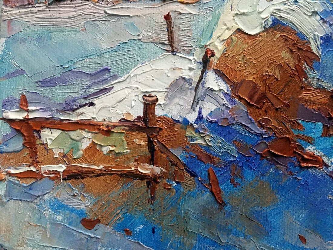 Oil painting Monthly winter Kalenyuk Oksana - 6