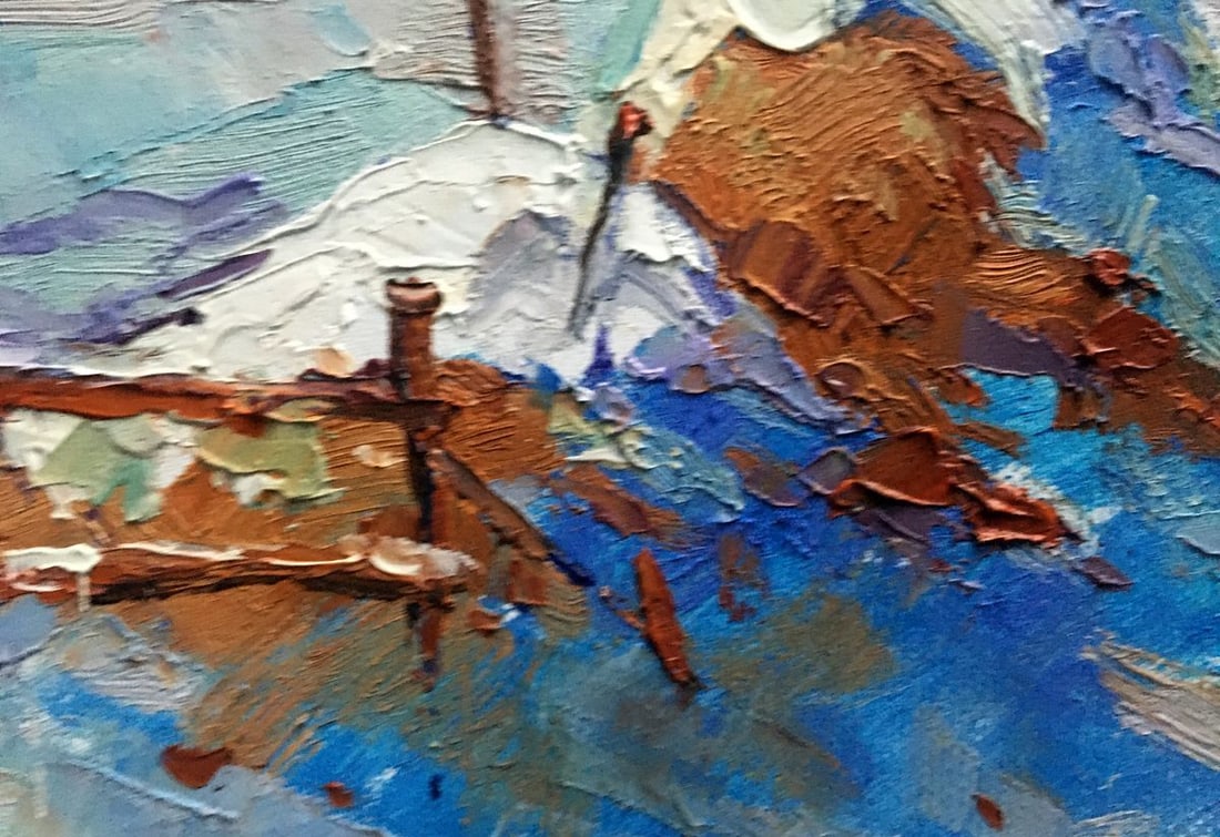 Oil painting Monthly winter Kalenyuk Oksana - 7