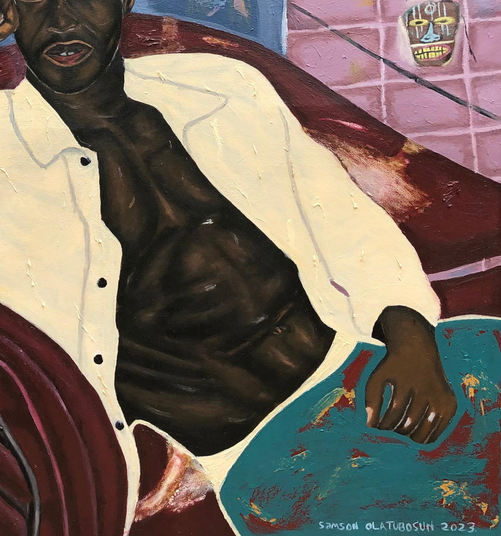 Samson Olatubosun, Moment of Reflections 1, 2023 - 2