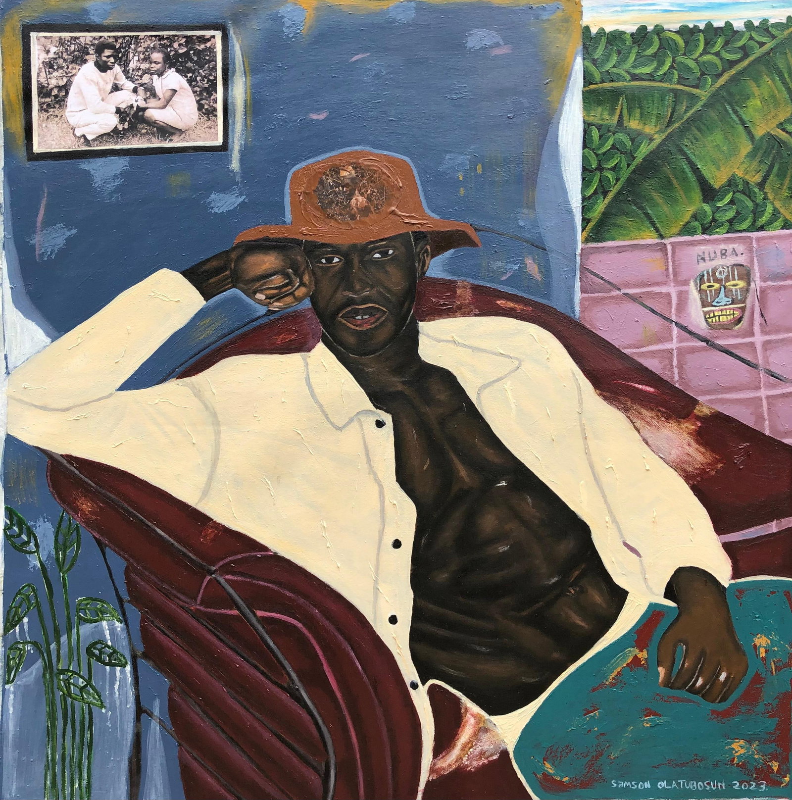 Samson Olatubosun, Moment of Reflections 1, 2023 - 4