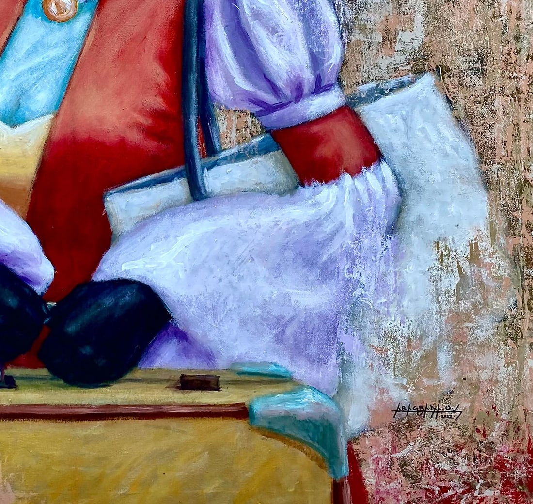 Aragbada Stephen, Traveler (red cloth ) 3, 2022 - 15