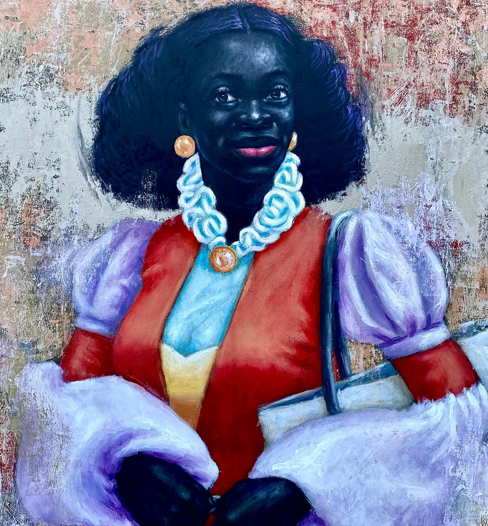 Aragbada Stephen, Traveler (red cloth ) 3, 2022 - 4