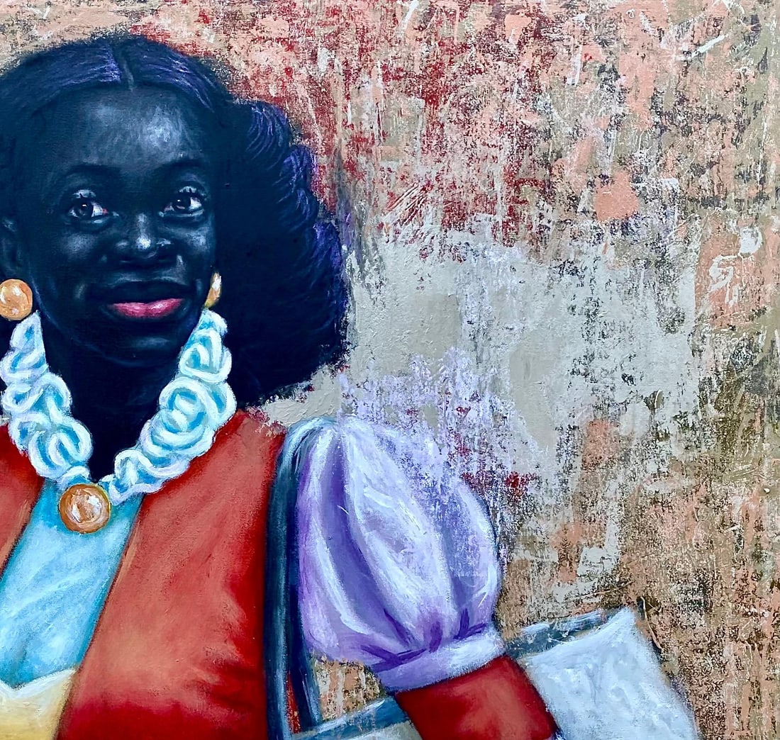 Aragbada Stephen, Traveler (red cloth ) 3, 2022 - 7