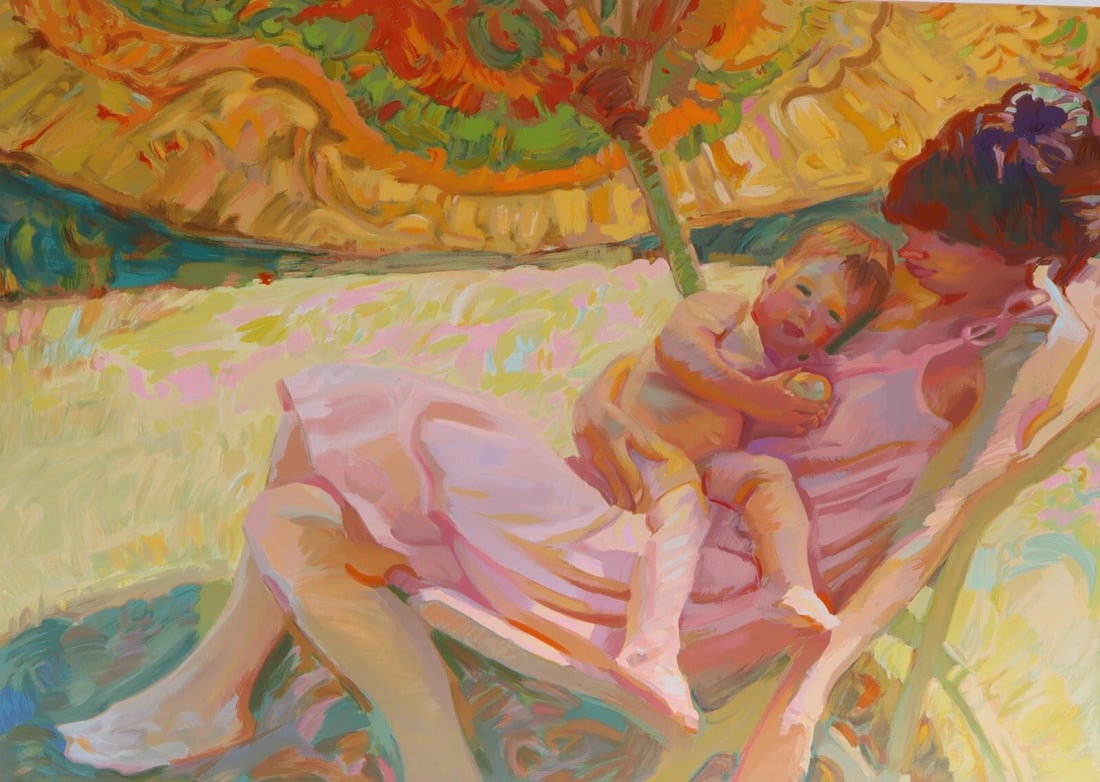 JOHN ASARO Printer's Proof Serigraph Ed of 75 CHINESE UMBRELLA was $750 - 4