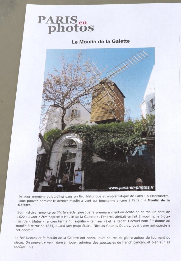 GINO MILANI Montmartre Le Moulin de la Galette oil painting Unframed - 6