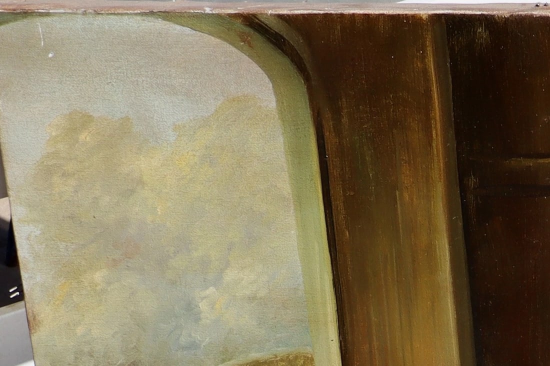 FOLLOWER OF Cesare Detti Elegant Figures in an Interior oil painting - 4