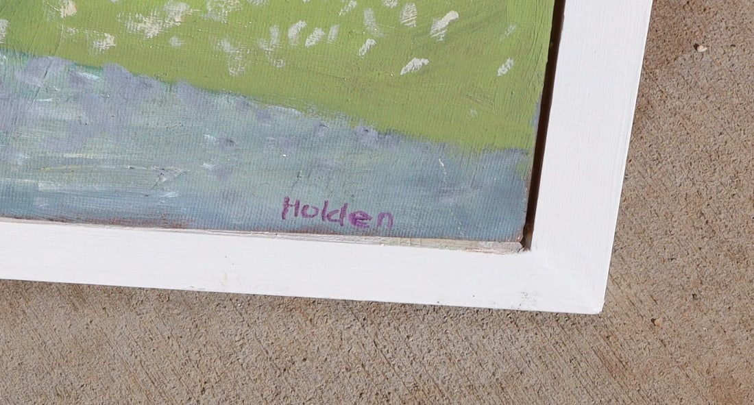 MARTHA HOLDEN California Modernist French Flowers in a Blue Vase was $4890 - 4
