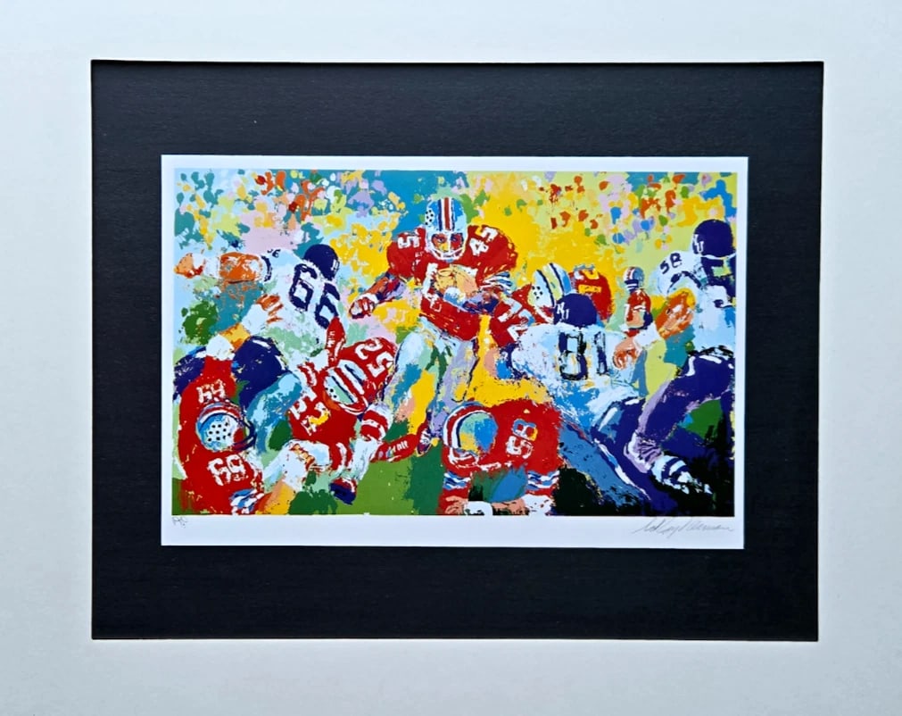 LeRoy Neiman " Ohio State Archie Griffin " Signed Collector Piece Framed - 2