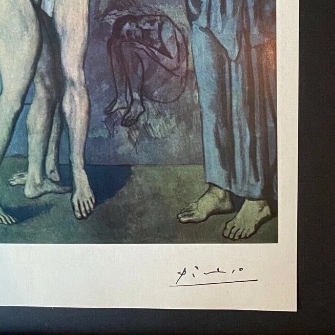 PABLO PICASSO+ ORIGINAL 1954 + SIGNED + Awesome Piece Framed - 2