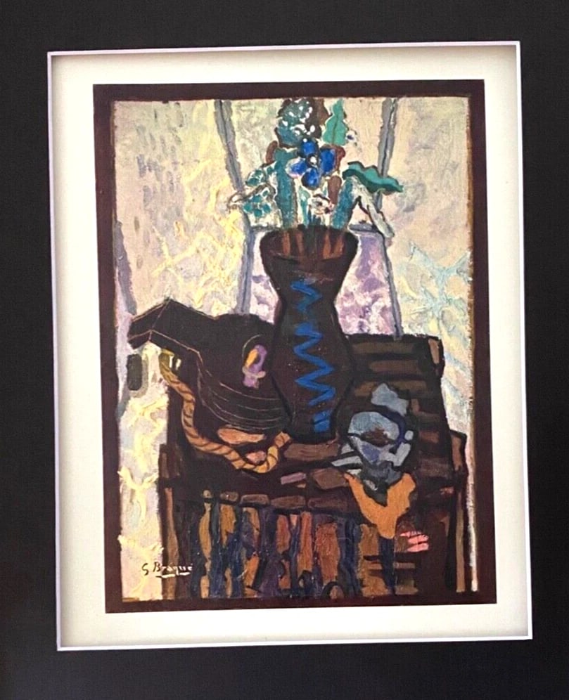 GEORGES BRAQUE + 1948 AWESOME SIGNED PRINT + COLLECTIBLE ITEM - 2