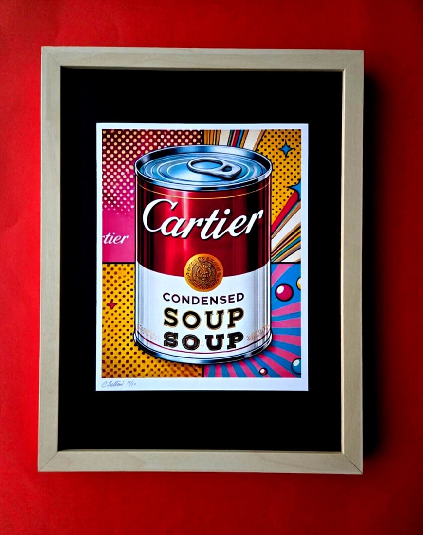 CHIARA BELLINI | CARTIER CONDENSED SOUP Hand Signed Authentic Print LtdEd COA (1 of 3)