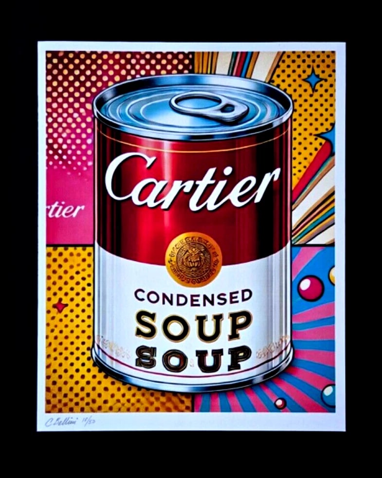 CHIARA BELLINI | CARTIER CONDENSED SOUP Hand Signed Authentic Print LtdEd COA - 2