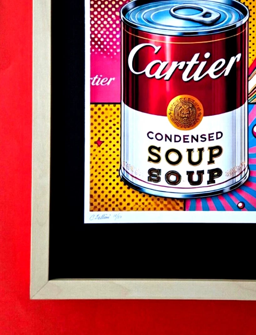 CHIARA BELLINI | CARTIER CONDENSED SOUP Hand Signed Authentic Print LtdEd COA - 3