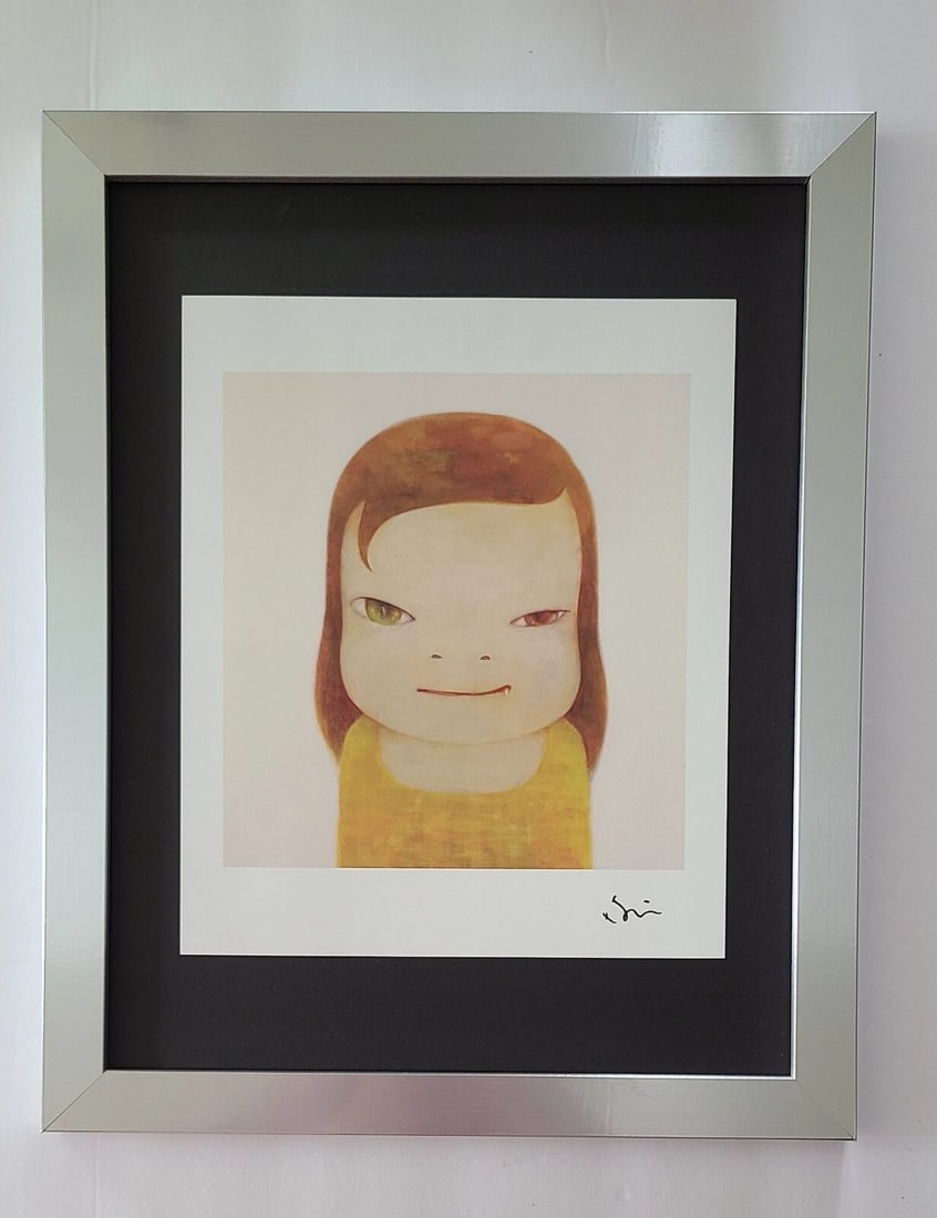 Yoshitomo Nara Signed Tokyo Print Framed Modern Pop Art Ready to Hang (1 of 2)