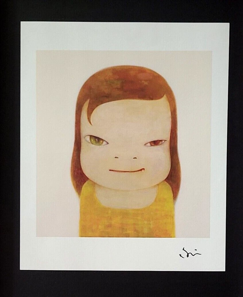 Yoshitomo Nara Signed Tokyo Print Framed Modern Pop Art Ready to Hang - 2