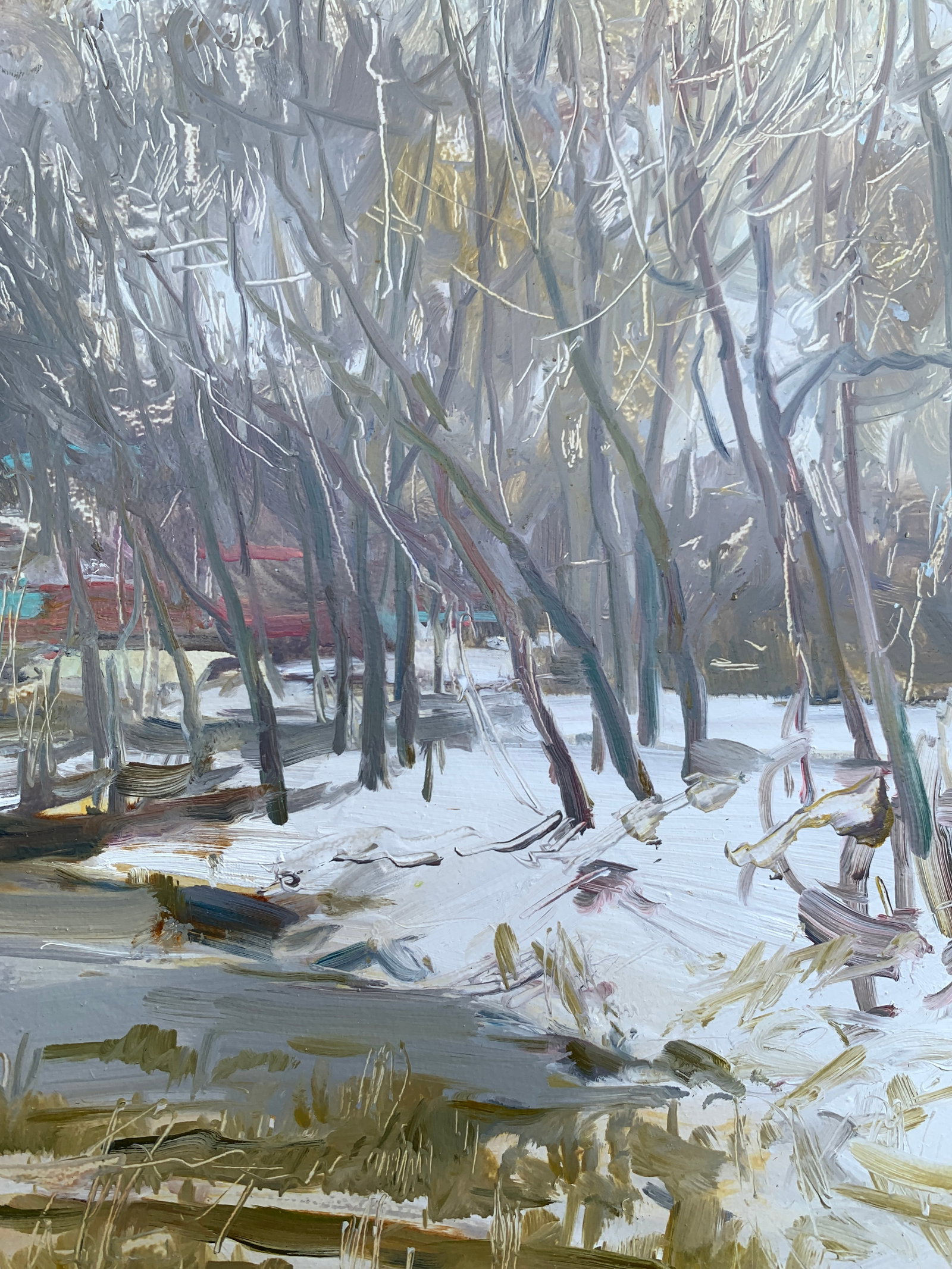 Oil painting Near the lake Oleksandr Oleksandrovich Nazarenko - 10