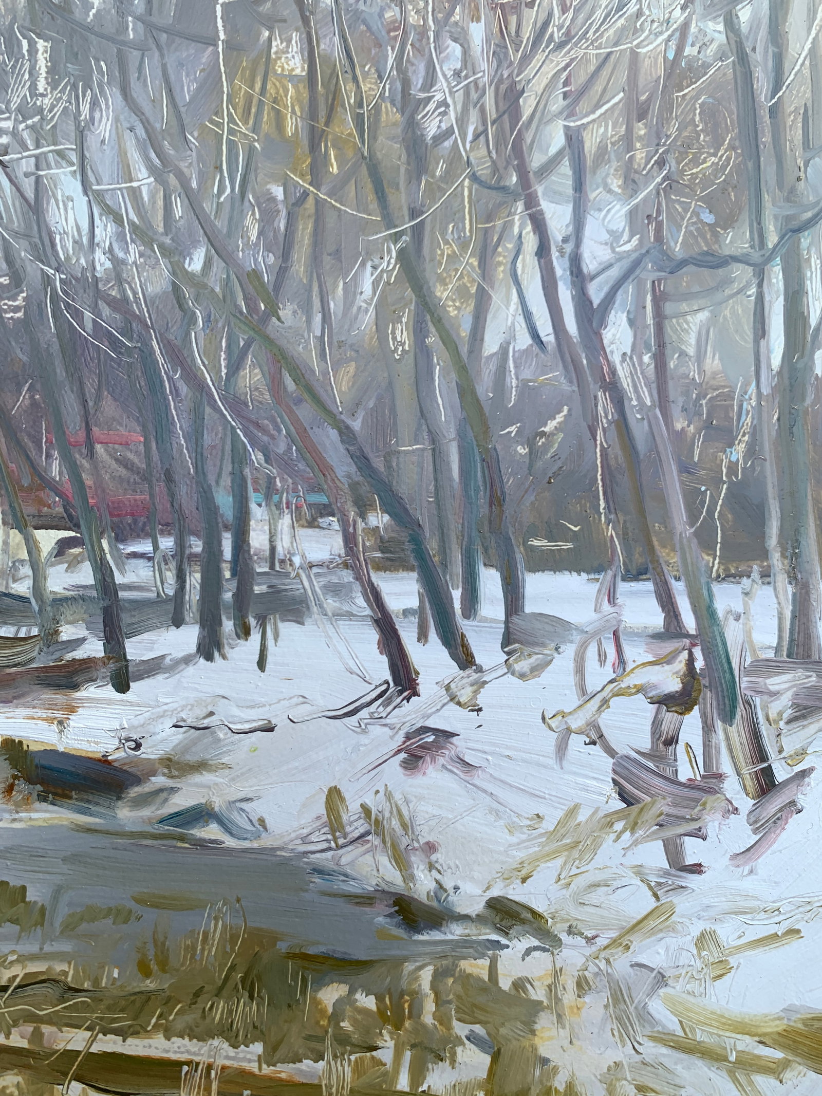 Oil painting Near the lake Oleksandr Oleksandrovich Nazarenko - 11