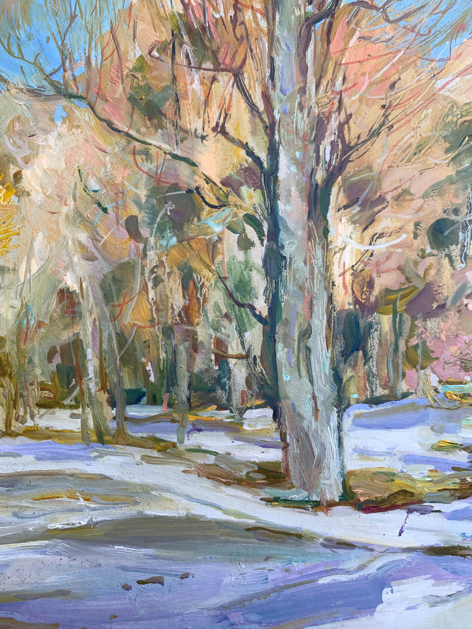 Oil painting Winter Oleksandr Oleksandrovich Nazarenko - 7