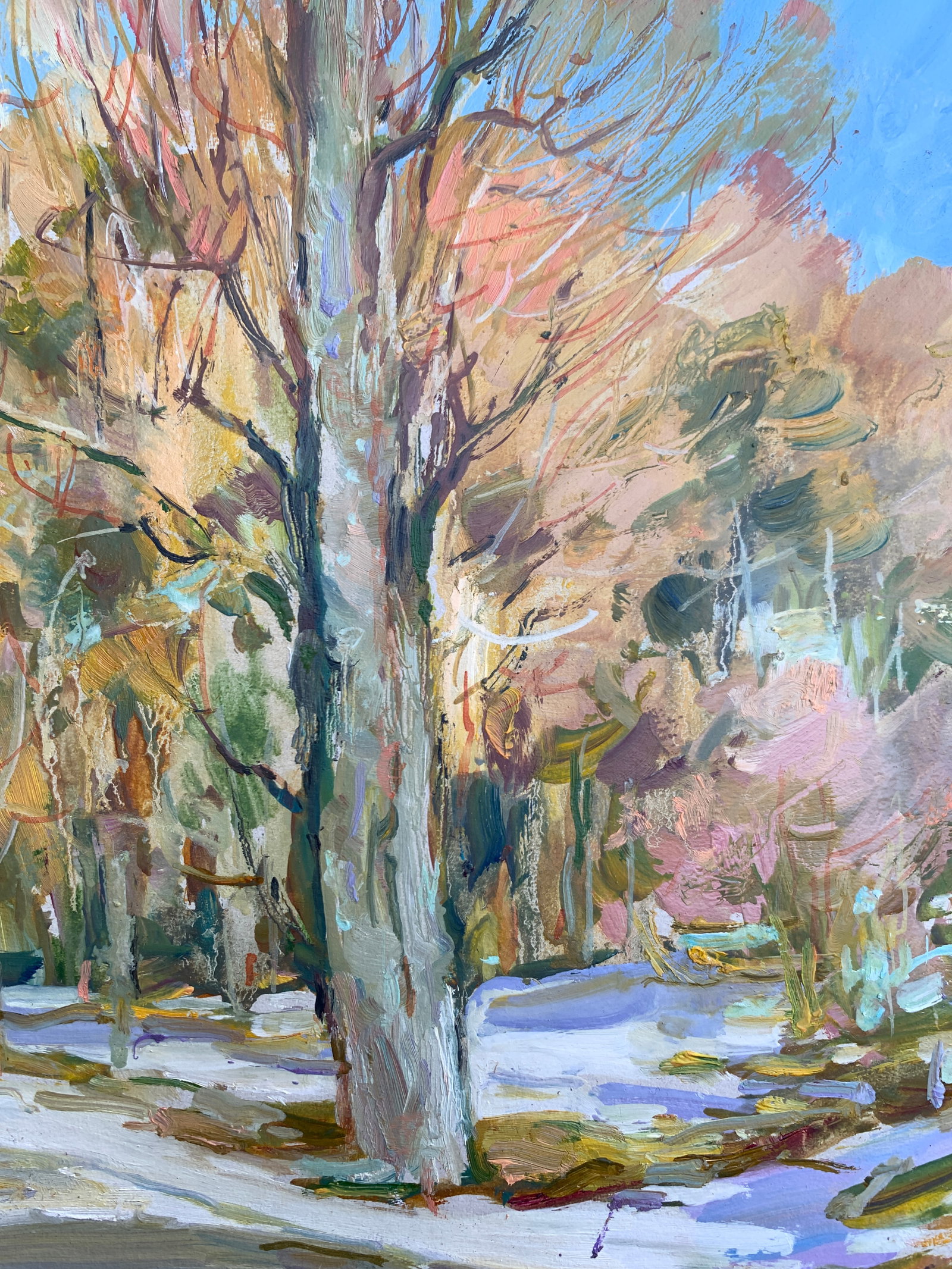 Oil painting Winter Oleksandr Oleksandrovich Nazarenko - 8