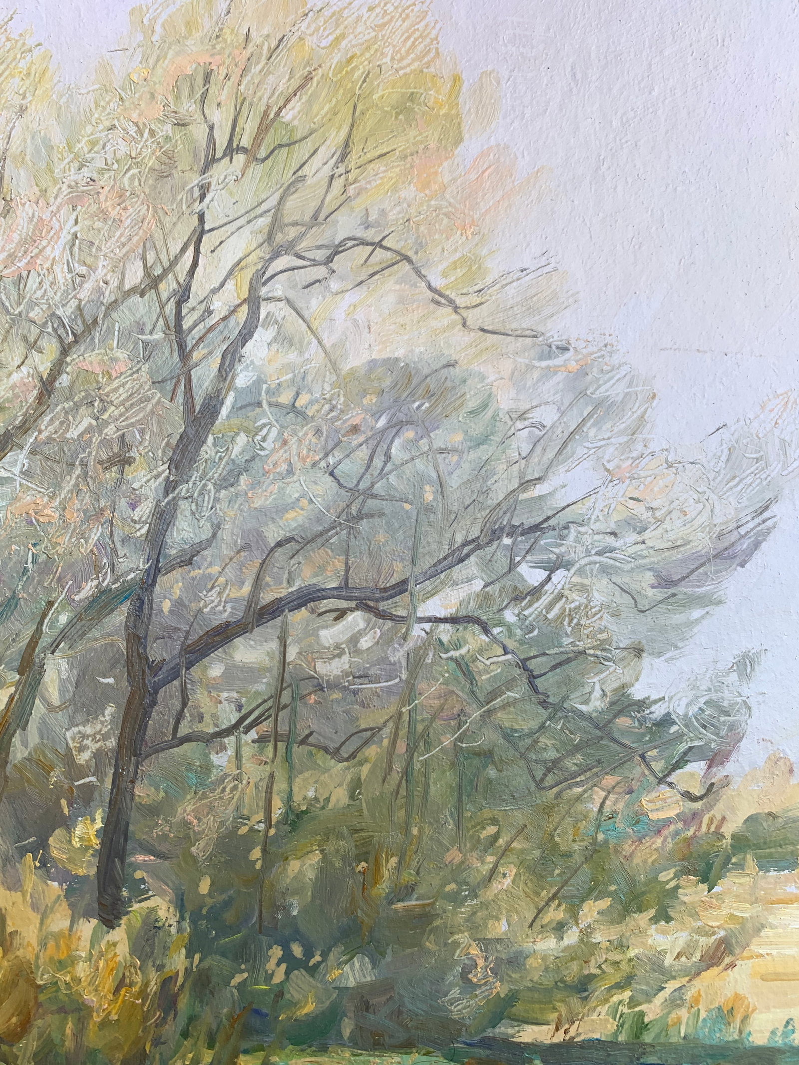 Oil painting Autumn day Oleksandr Oleksandrovich Nazarenko - 6