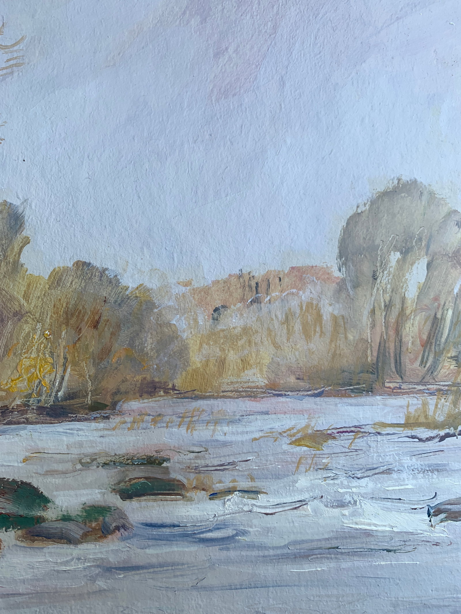 Oil painting Thresholds Bug River Oleksandr Oleksandrovich Nazarenko - 8
