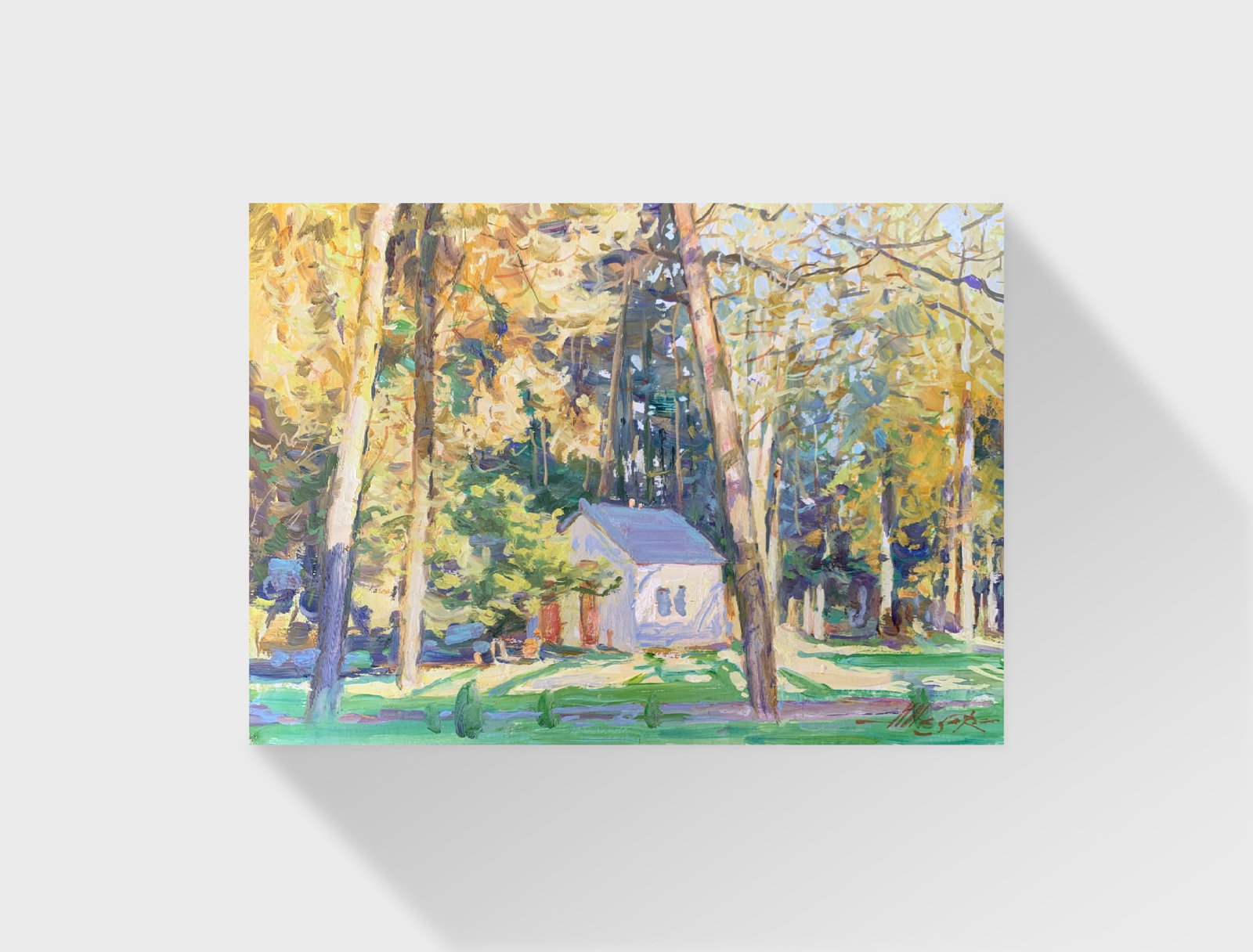 Oil painting In the forest Oleksandr Oleksandrovich Nazarenko - 11