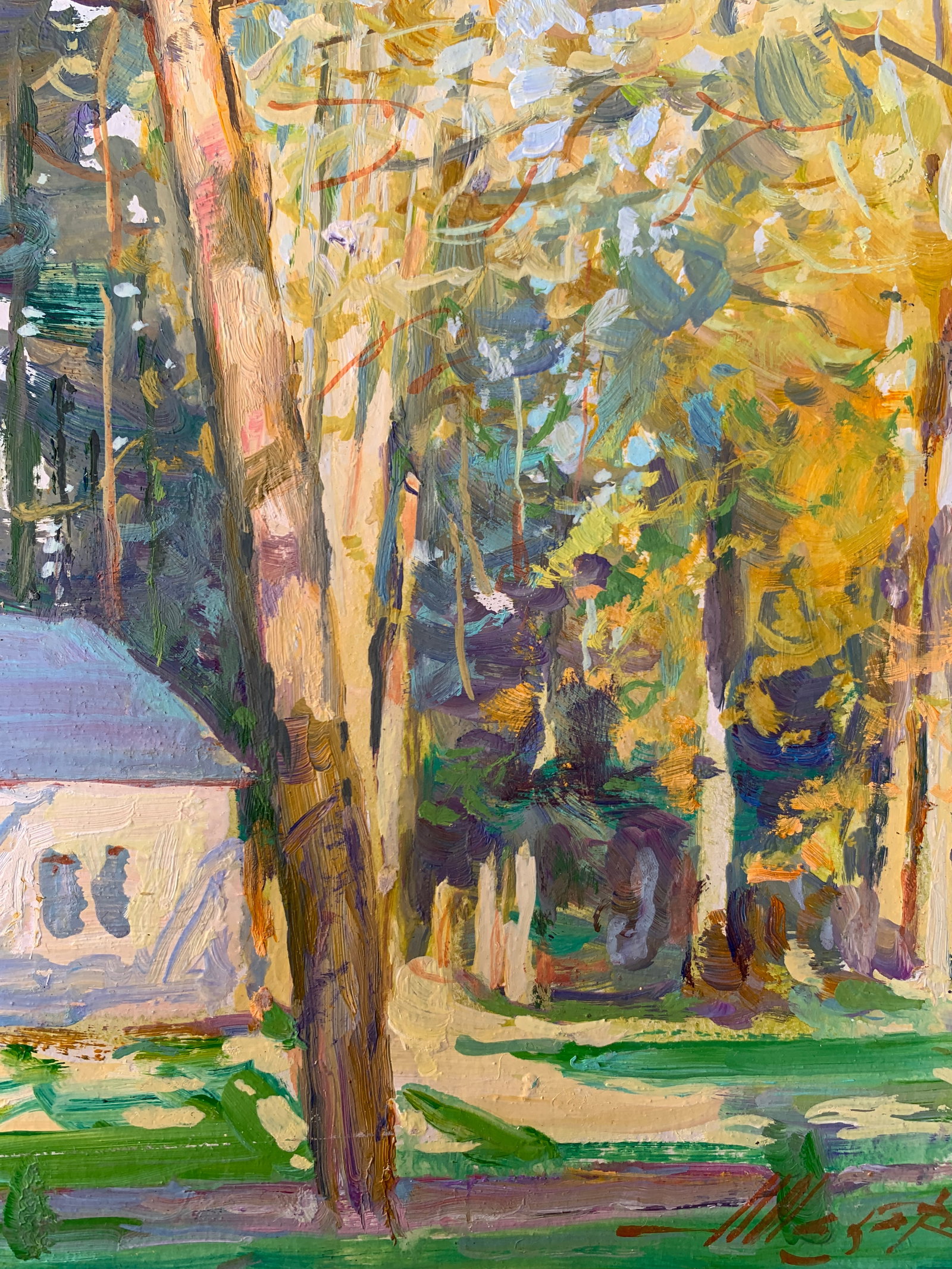 Oil painting In the forest Oleksandr Oleksandrovich Nazarenko - 9