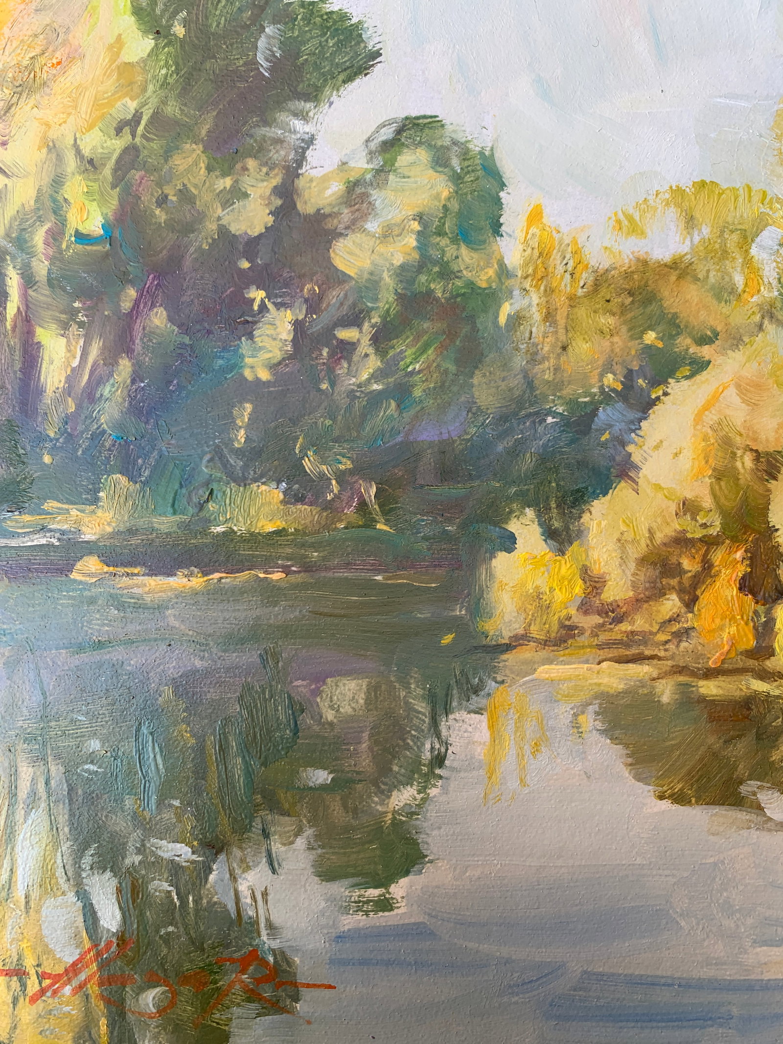 Oil painting Warm day Oleksandr Oleksandrovich Nazarenko - 5