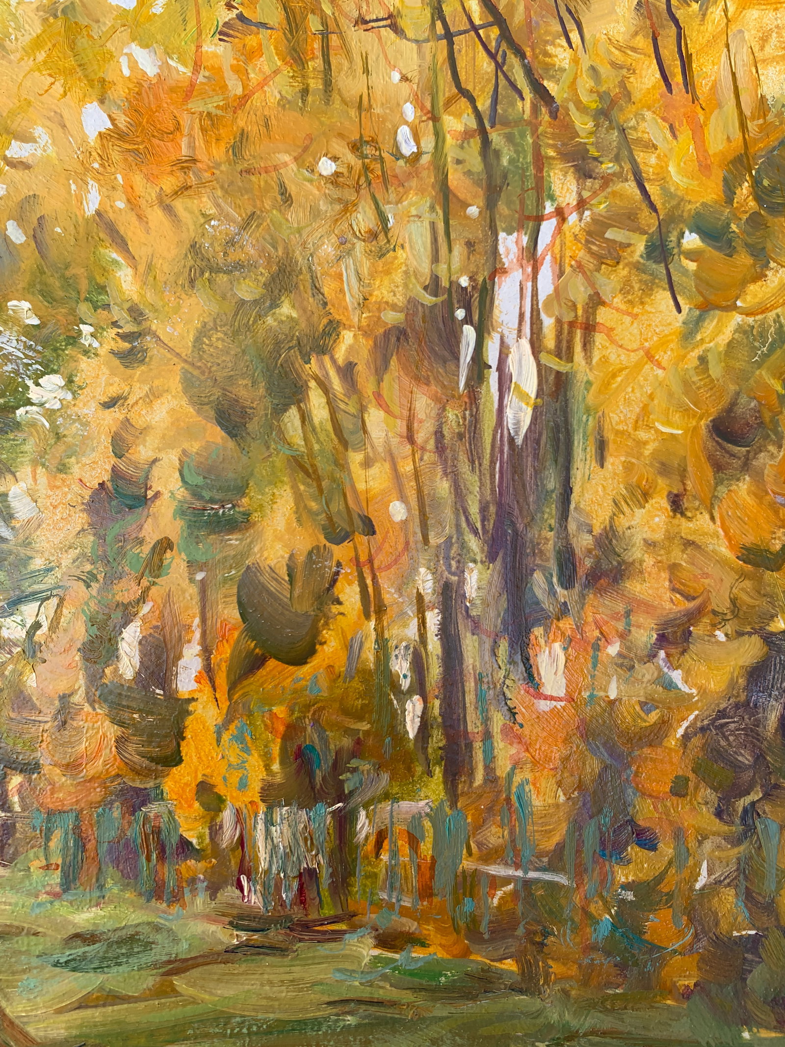 Oil painting Autumn Oleksandr Oleksandrovich Nazarenko - 10