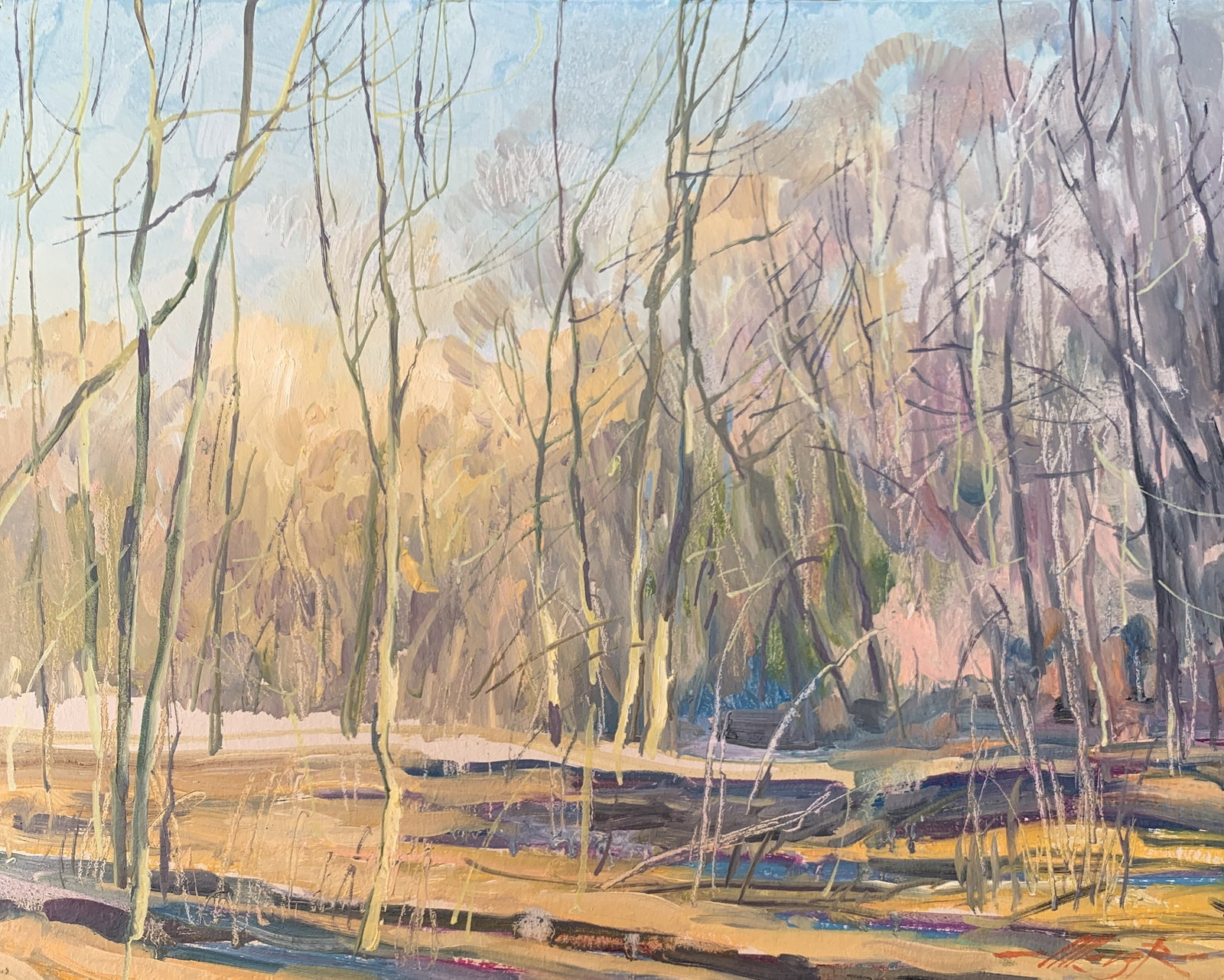 Oil painting Thaw Oleksandr Oleksandrovich Nazarenko (1 of 11)